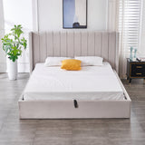 TERRY GREY QUEEN HYDRAULIC BED