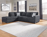 Merlin 2 Pcs Secional with Chaise - Slate Color