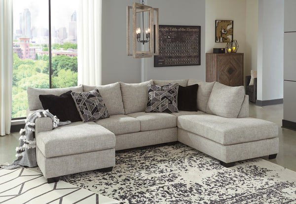 Marliss 2 Pcs Sectional - Storm Color