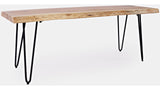 NATURES EDGE DINING BENCH 48” - NATURAL