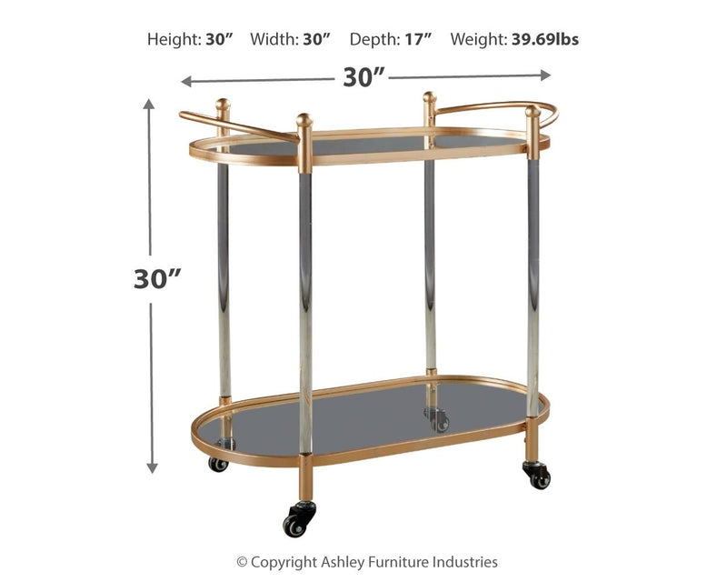 CORDLAND BAR CART