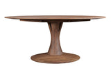 ASPEN OVAL DINING TABLE - LIGHT BROWN MATTE