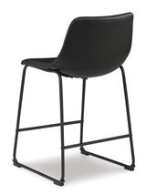 CAMLYN Upholstered Counter Stool - Black