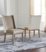 Franco Dining Chair - Brown/White