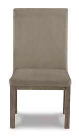 Modern Franco dining chair in brown furniture in Calgary Alberta