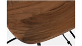 Modern Nature's Edge backless stool in light chestnut furniture in Calgary Alberta