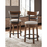 Modern Valeback upholstered barstool furniture in Calgary Alberta