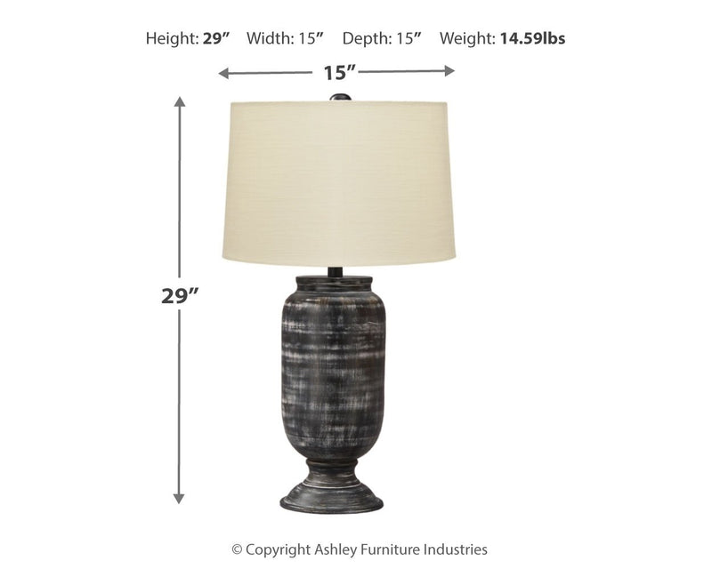 MANDELINA METAL TABLE LAMP (1/CN)
