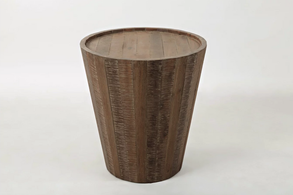 Conundrum End Table - Grey Wash