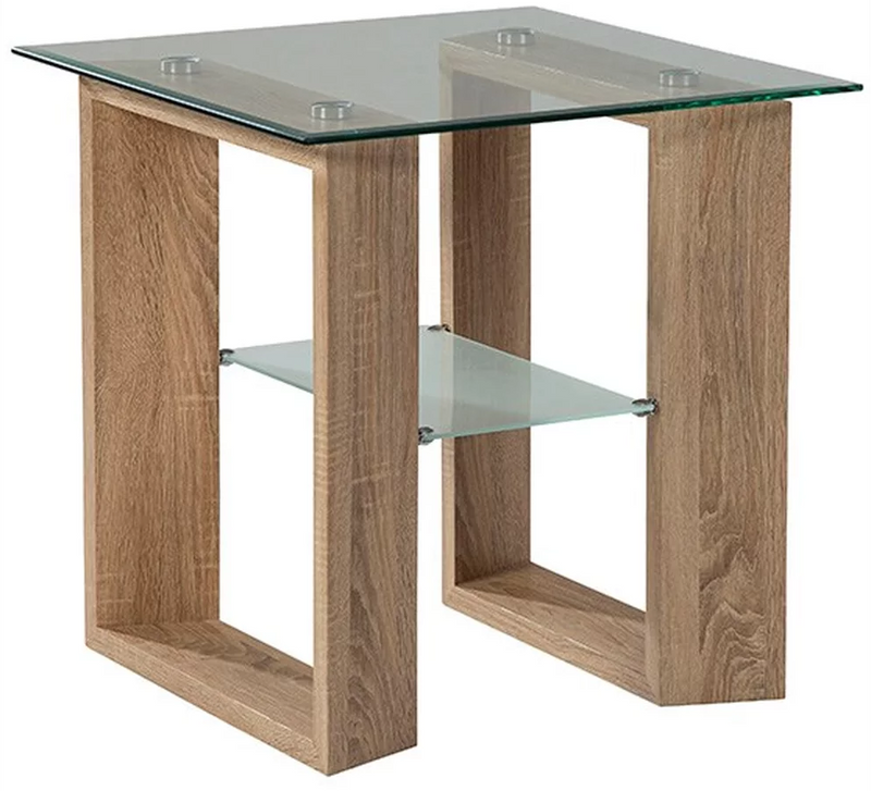 Modena End Table - Beech Finish