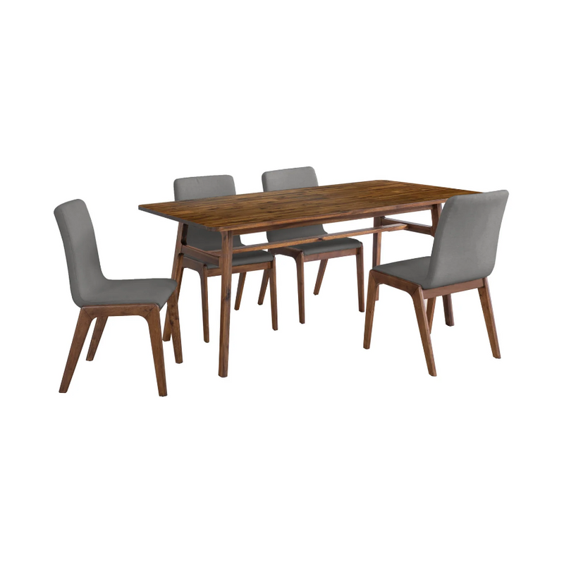 Remix 6 Pcs Set - Table, 4 Chairs & Sideboard