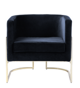 BETTY BLACK ACCENT CHAIR