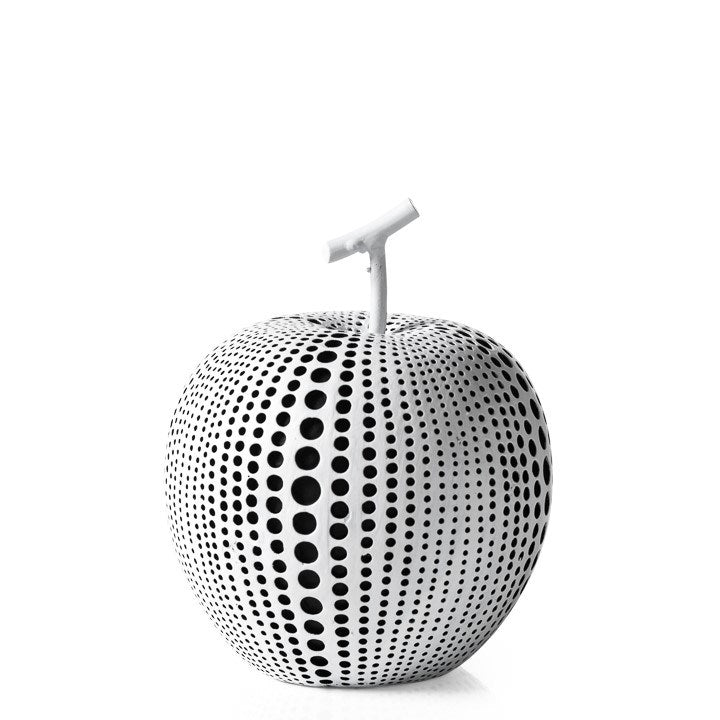 DEBOSSED DOTTED APPLE - WHITE