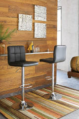 bellatier-tall-uph-swivel-barstool-black-white-calgary