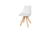 LILLY MID-CENTURY DINING CHAIR -WHITE