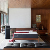 Cocoon by Sealy mattress front view in modern bedroom setting