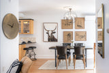 BOWIE BAR STOOL - BLACK LEATHER