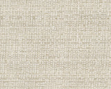 Close up of birch color upholstery fabric on Diane ottoman