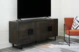 Front view of Eden accent cabinet at Couch9 Calgary furniture store