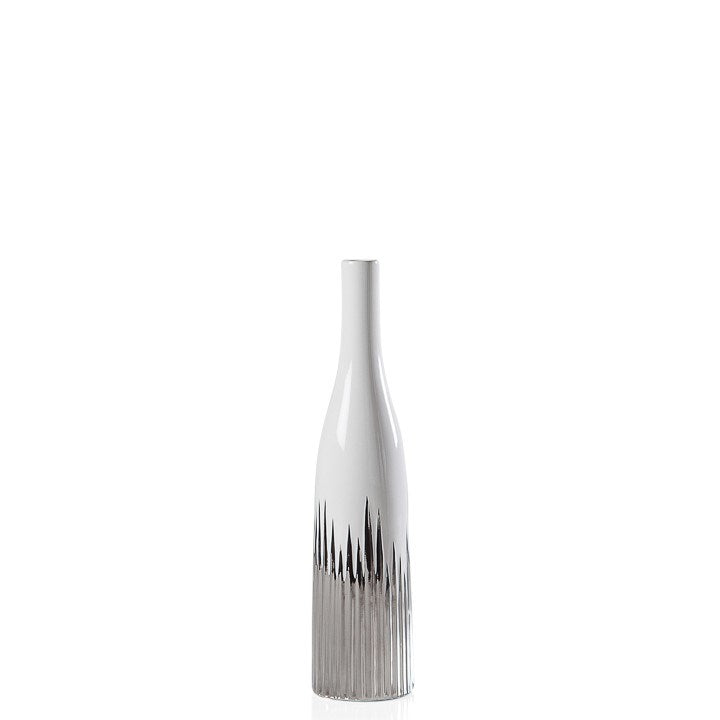 FLARE 13H" CERAMIC BOTTLE VASE