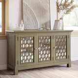 Glam Isabella 54 inch mirrored accent cabinet available at Couch9 furniture store in Calgary Alberta