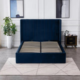 TERRY BLUE QUEEN HYDRAULIC BED
