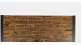 Loftwork sofa table placed behind couch in Calgary home