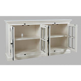 Modern Maribel accent cabinet in white available at Couch9 Calgary