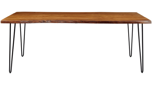 NATURE'S EDGE DINING TABLE ONLY 79” - LIGHT CHESTNUT
