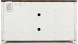 Madison County 60" BARN DOOR SERVER - VINTAGE WHITE