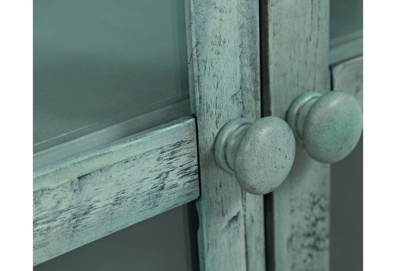 MILAN 32" ACCENT CABINET -VINTAGE BLUE