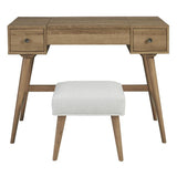 Thadamere vanity set with stool furniture for Airdrie homes