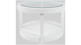 URBAN ICON ROUND COFFEE TABLE - WHITE FINISH